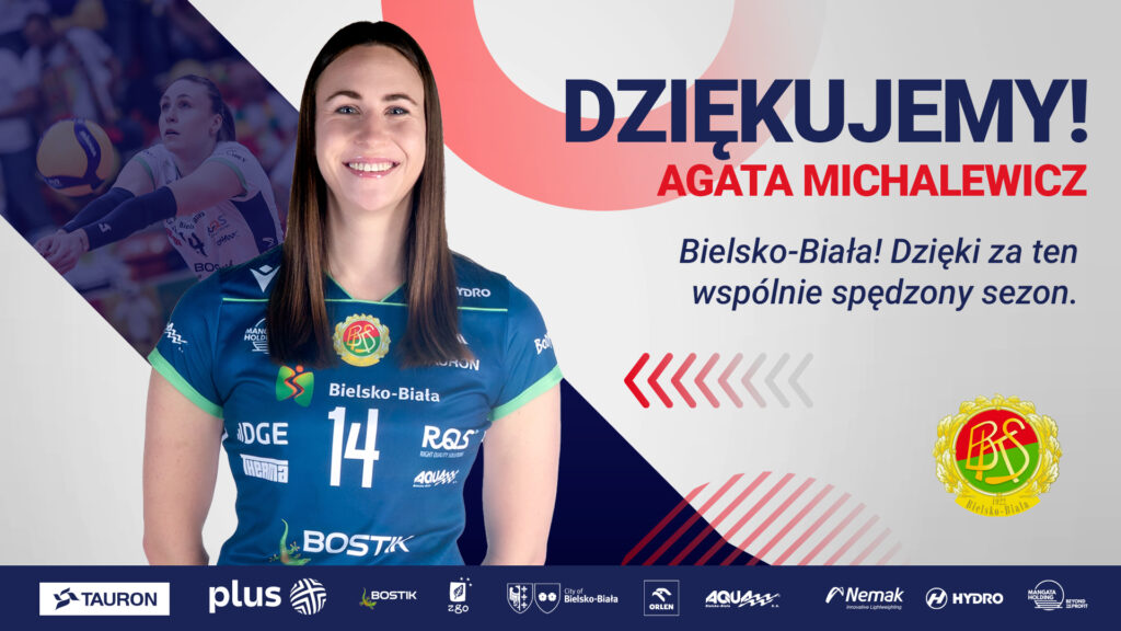 Agata Michalewicz opuszcza BKS BOSTIK ZGO