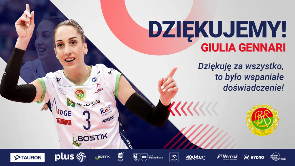 Giulia Gennari opuszcza bialski klub!