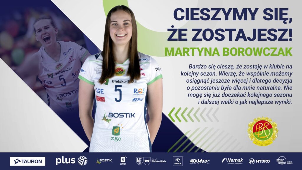 Martyna Borowczak zostaje w bialskim klubie!