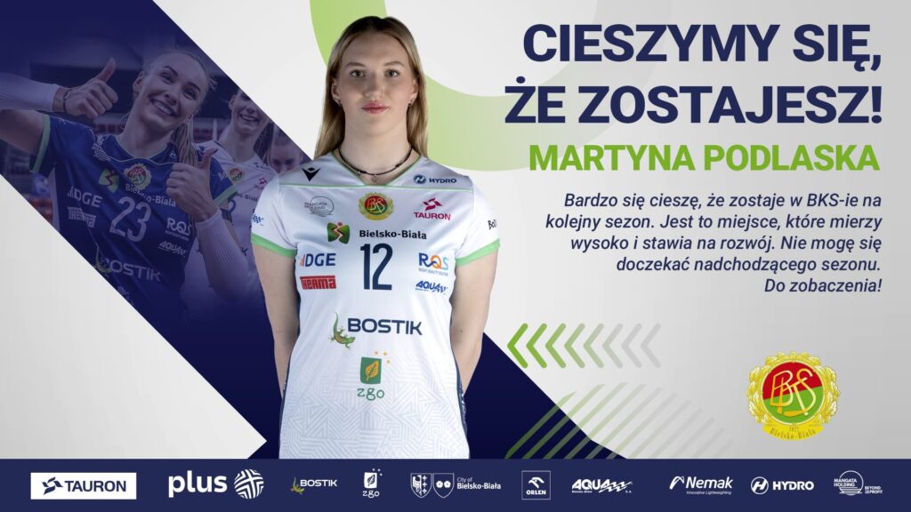 Martyna Podlaska nadal w bialskim klubie!